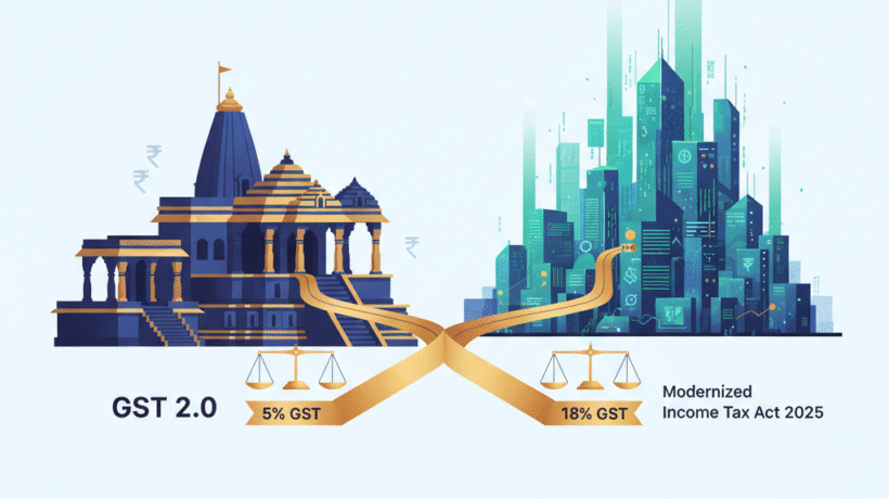 India’s New Tax Era: GST 2.0 Simplified Rates and Income Tax Act 2025 Modernization 2 India’s New Tax Era: GST 2.0 Simplified Rates and Income Tax Act 2025 Modernization